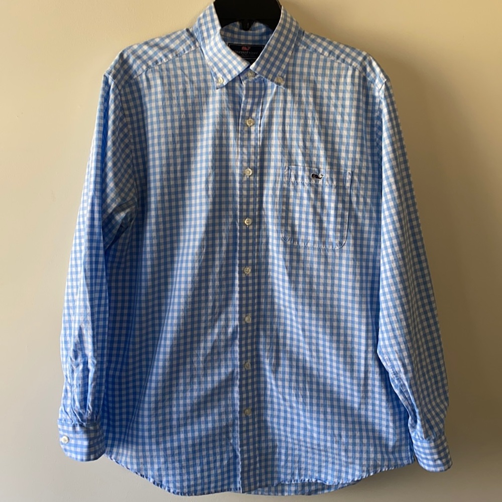 Vineyard Vines Slim Fit Tucker 💯 Cotton Sz Large